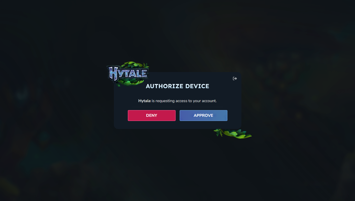 Hytale Authorization
